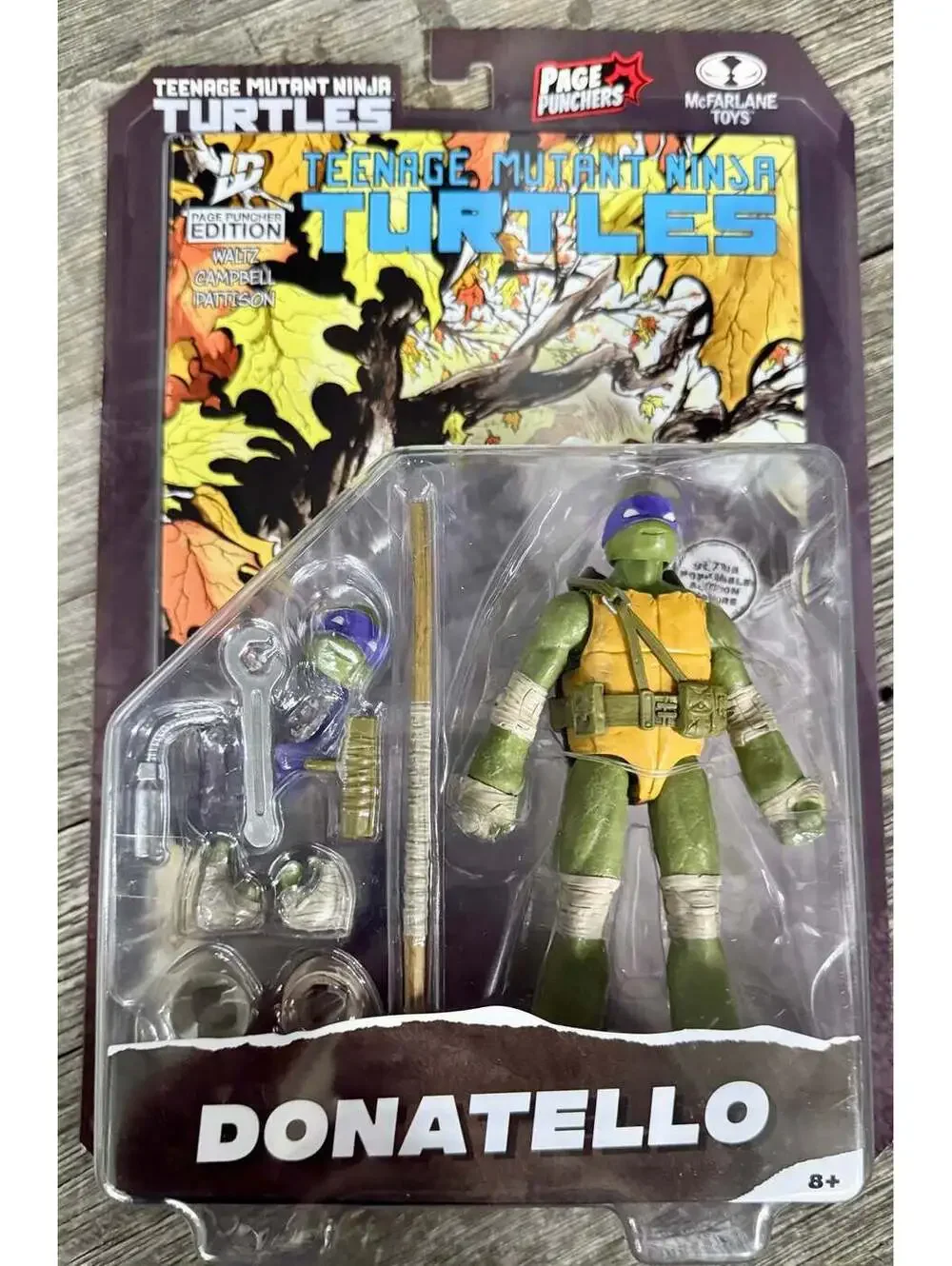 McFarlane Teenage Mutant Ninja Turtles Page Punchers Figures Full-Set Bundle IDW